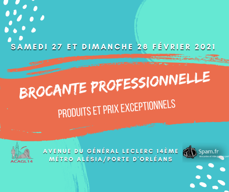 Brocante 27 et 28 février 2021