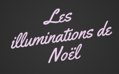 Lancement des illuminations de Noël le 25 novembre