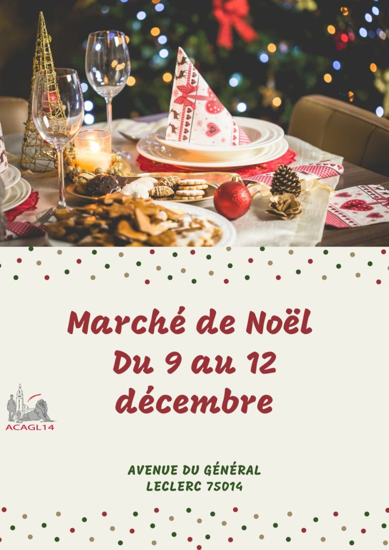 Marché de Noël du 9 au 12 décembre