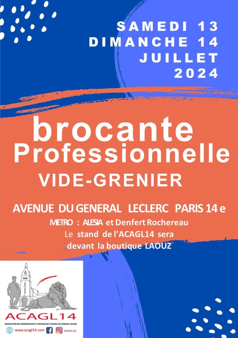 Brocante nord de juillet 2024